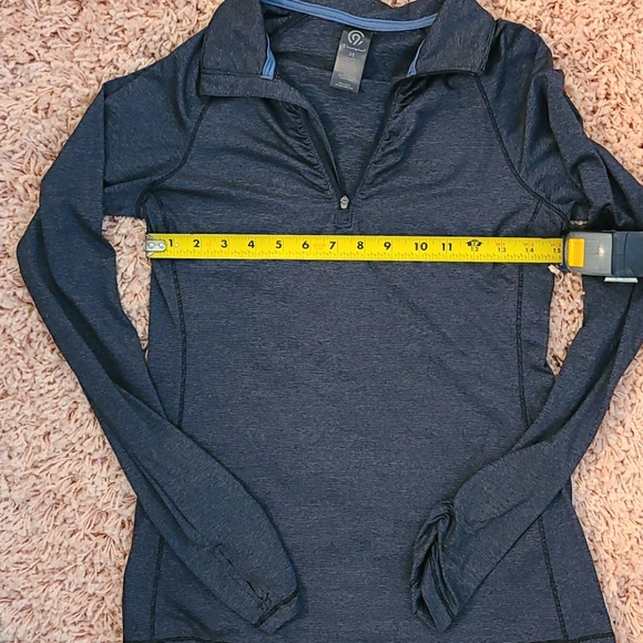 Pretty Long Sleeved Navy Champion Shirt. - Picture 4 of 4